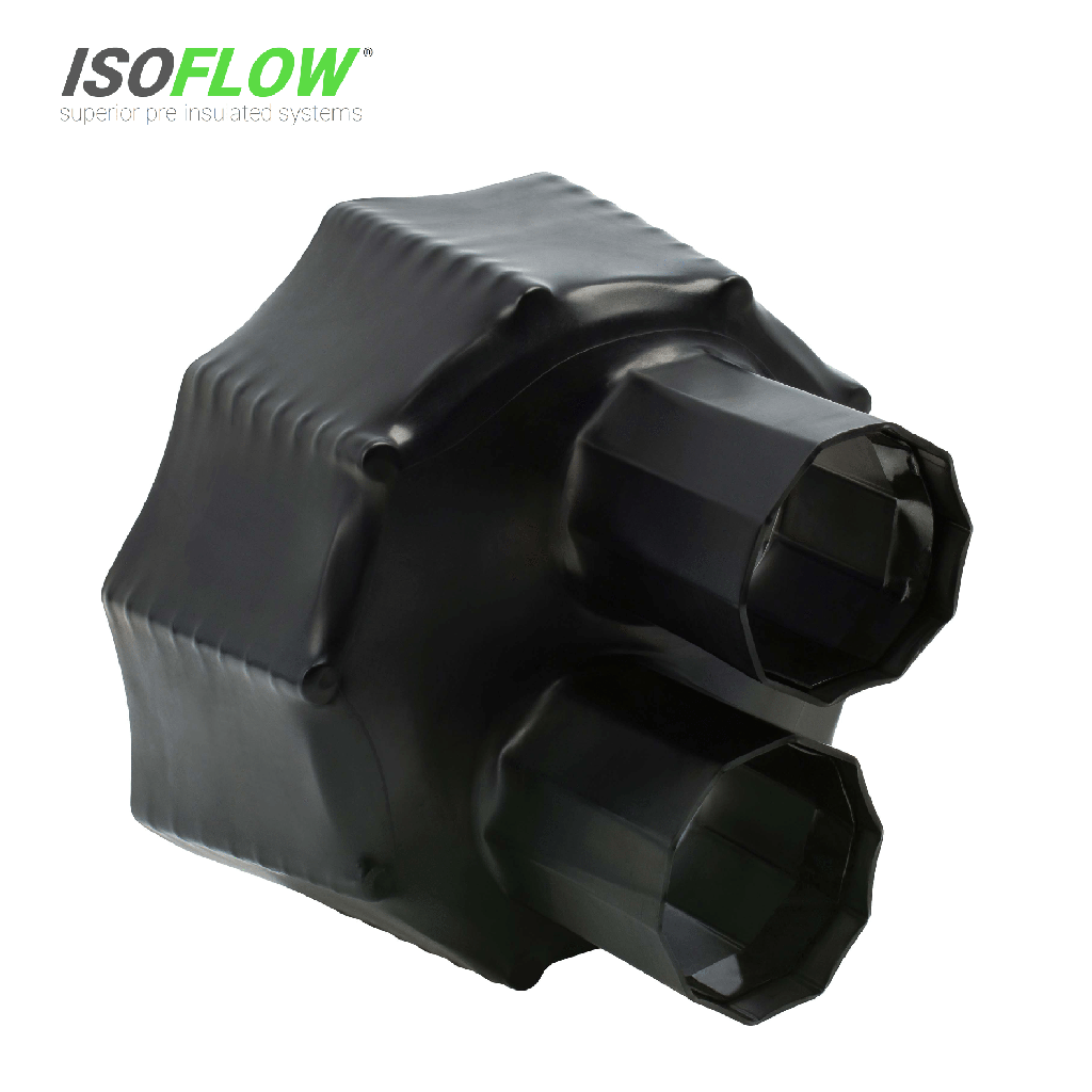 [IF.HECD160] HECD160 Heatshrink End Cap: Duct 175/75, Pipe 60/20mm